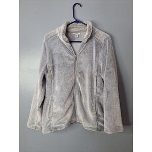 Women's Croft & Barrow Fleece Jacket PXL Gray